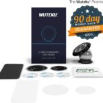 Best Car Phone Holder 100% Universal Magnetic Dashboard Mount Kit by For All Vehicles, Phones & Tablets iPhone XR, XS, X, 8, 7, Galaxy S8 S7 2 Discs & Plate Inc Top Rated by Uber Drivers - Image 7