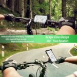 Bike Phone Mount Universal Bicycle/ Motorcycle Cell Phone Holder Smartphone Cradle Clamp 360° Rotatable for iPhone 7/7+/6/6+/6S/6S+/5S/5C, Samsung Galaxy S3/S4/S5/S6/S7/S8 Note 3/4/5,Nexus,HTC,LG & GPS Devices GPS Other Devices - Image 6