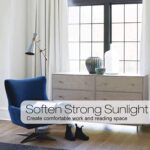 Privacy Window Film Matte White Window Film Frosted Window Film Static Cling Glass Film Non Adhesive Window Film for Home Bathroom Office Meeting Room Living Room(44.5x200 Centimeters) - Image 7