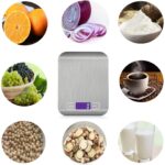 USB Rechargeable Baking Digital Scales 10kg/1g, Kitchen Scale for Food Cooking Coffee, Stainless Steel Anti Fingerprint with Accuracy LCD Display - Image 7