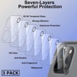 Camera Lens Protector for iPad Pro 11 / iPad Pro 12.9 inch 2020 , 9H Ultra Thin Transparent Camera Lens Protective Tempered Glass Protector Film for iPad Pro 11 2020/iPad Pro 12.9 2020[3 PACK] - Image 5