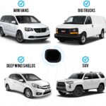 Car Window Sun Shade 20"x12" (50x30cm) Storage Pouch Included Cling Sunshade for Car Side Windows Sun, Glare & UV Rays Protection for Baby, Child Easy Installation(4 Pack) - Image 5