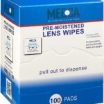 Premoistened Lens and Glass Cleaning Wipes Portable Travel Cleaner for Glasses, Camera, Cell Phone, Smartphone, and Tablet Disposable, Quick Drying, Streak Free Individually Wrapped, Pack of 100 … - Image 2