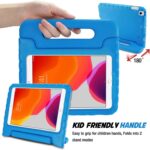 ProCase Kids Case for 10.2" iPad 8th Gen 2020 / 7th Gen 2019 / iPad Air 10.5" / iPad Pro 10.5", Shockproof Convertible Handle Stand Cover Light Weight Kids Friendly Case Blue(3rd Gen) - Image 6