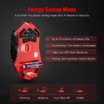 Wireless Mouse Ergonomic Gaming Mice with [LED Backlight] [7 Buttons] [Adjustable 2400 DPI] [Nano Receiver] for Game PC Laptop Computer Mac(Red)[Silent Click] - Image 5