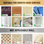 Adhesive Hooks, Heavy Duty Durable 304 Stainless Steel Wall Hangers, Waterproof Rustproof Oil Proof for Kitchen, Bathrooms, Doors, Office, Closet Black[4 Pack] - Image 7