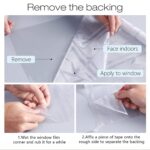 Frosted Window Film Privacy Decorative Static Cling Vinyl Glass Film Bamboo Pattern, 44.5 X 200 Centimeters,(17.5 x 78.7 inches) - Image 7