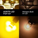 194 LED Light Bulb,Super Bright Amber Yellow 168 2825 W5W T10 Wedge 24 SMD 3014 Chipsets LED Replacement Bulbs for Car Dome Map License Plate Lights(Pack of 10) - Image 4