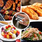 Oil Sprayer for Cooking 3.4 Ounce Capacity Food Grade Glass Bottle 2 Pcs Vinegar Mist Spray Dispenser for Cooking BBQ Salad with Oil Funnel Basting Brush & Cleaning Brush - Image 4