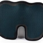 BLOODYRIPPA Ergonomic Coccyx Seat Cushion, Cooling Gel + Memory Foam, Removable Cover, Relieve Sciatica, Back and Tailbone Pain, Ideal for Office, Home, Car(Black Breathable Cover) - Image 2