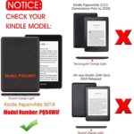 Case for Kindle Paperwhite 4 2018 , Soft Cloth Shock Proof Protective Case with Smart Auto Wake/Sleep for 2018 Release Amazon Kindle 10th Gen Paperwhite 4 (6 inch), Gray(Model: PQ94WIF) - Image 3