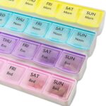 Weekly Pill Organizer with 28 Compartments, by MEDca - Image 3