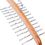 Wooden Tie Hanger Rotating Twirl 24 Ties Organizer Rack Hanger Holder Hook(2-Pack) - Image 3