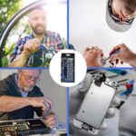 Precision Screwdriver Set, 60 in 1 with 56 Bits Magnetic Screwdriver Kit, Stainless Steel Professional Repair Tools Kit for Phone, Laptop, PC, Camera, Game Console, Glasses, and More Blue - Image 7