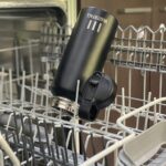 Water Bottle Stainless Steel and Double Wall Vacuum Insulated Straw Cap with Leak Proof, 18/8 Steel, Black, 950 ml(32 oz) - Image 4