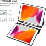 ProCase iPad 10.2 8th Gen 2020 / 7th Generation 2019 with Pencil Holder, Flexible Soft TPU Back Cover Ultra Slim Lightweight Stand Protective Case for Apple iPad 8/7 Black - Image 3