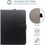 ProCase Universal Folio Case for 9 10 inch Tablet, Leather Stand Protective Case Cover for 9" 10.1" Touchscreen Tablet with Multi angle Stand(Black) - Image 7
