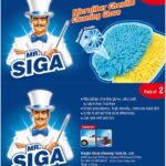 Microfiber Car Wash Mitt, Pack of 2, Blue & Yellow - Image 7
