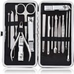 Manicure Pedicure Set Nail Clippers,20 Pieces Stainless Steel Manicure Kit, Professional Grooming Kit, Nail Tools with Luxurious Travel Case(silver) - Image 3