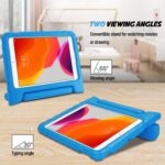 ProCase Kids Case for 10.2" iPad 8th Gen 2020 / 7th Gen 2019 / iPad Air 10.5" / iPad Pro 10.5", Shockproof Convertible Handle Stand Cover Light Weight Kids Friendly Case Blue(3rd Gen) - Image 5