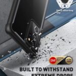Ares Designed for Samsung Galaxy Note 20 Ultra Case, Dual Layer Rugged Clear Case Without Screen Protector(Black) - Image 3