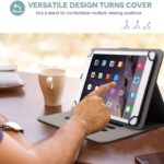 ProCase Universal Folio Case for 9 10 inch Tablet, Leather Stand Protective Case Cover for 9" 10.1" Touchscreen Tablet with Multi angle Stand(Black) - Image 3