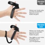 Upgraded Grips Knuckle Strap for Oculus Quest/Oculus Rift S Touch Controller Accessories with Adjustable Wrist Strap(Not for Oculus Quest 2)[Newer Version] - Image 6