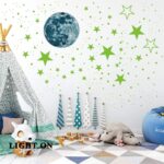 3D Glow in The Dark Stickers, 435pcs Luminous Dots Stars and Moon DIY Wall Stickers for Ceiling Or Walls, Glow Brighter and Longer Perfect for Kids Bedroom Living Room Decoration - Image 4