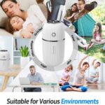 Air Humidifier, 300ml USB Desk Humidifiers, Car Diffuser, Whisper Quiet Operation, Night Light Function, Two Spray Modes,Auto Shut Off for Bedroom, Babies Room, Office, Home - Image 6
