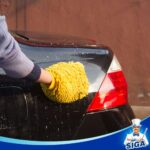 Microfiber Car Wash Mitt, Pack of 2, Blue & Yellow - Image 5