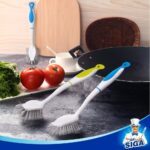 Long Handle Pot and Pan Cleaning Brush Set of 3 - Image 5