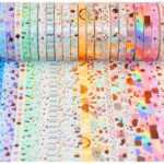 Gold Washi Tape Set VSCO Decorative Tape for DIY Crafts, Bullet Journals, Planners, Scrapbooking, Wrapping 5mm Wide(Candy 24) - Image 3