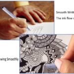 10PC Fineliner Pens Micro Needle Art Drawing Set Signature Archival Drawing Ink Brush Waterproof Fineliner Pens for Writing,Artist Illustration,Office Documents,Sketching,Comic Scrapbooking - Image 5