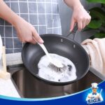 Long Handle Pot and Pan Cleaning Brush Set of 3 - Image 7