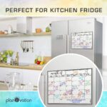 Magnetic Dry Erase Refrigerator Calendar by JR INTL, Large Calendar Whiteboard Monthly Planner 2 Fine Tip Markers and Large Eraser Planner White Board, Kitchen Fridge Calendar White Board - Image 6