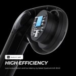 TrueAir2 Wireless Earbuds Bluetooth V5.2 Headphones Wireless Earphones with Qualcomm QCC3040, TrueWireless Mirroring, 4 Mic for Clear Calls and cVc 8.0 Noise Cancellation, aptX Codec, Total 25 Hours - Image 6