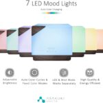 700ml Premium, Essential Oil Diffuser, 5 in 1 Ultrasonic Aromatherapy Fragrant Oil Vaporizer Humidifier, Timer and Auto Off Safety Switch, 7 LED Light Colors - Image 2