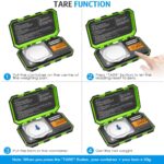 Brifit Professional Digital Mini Scale, 20g 0.001g Pocket Scale, Electronic Smart Scale with 20g Calibration Weight(Battery/Tweezers Included) - Image 4