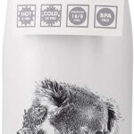 JR0013 Marini Ferlazzo Koala Friends Double Wall Insulated Bottle, 500 ml Capacity, White - Image 2