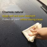 Car Nature Chamois Drying Towel 60x90cm Natural Chamois Washing Cloth for Car Leather Super Absorbent Leather Cleaning Towel Wipes 6.5 Sq ft - Image 7