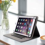 ProCase Universal Folio Case for 9 10 inch Tablet, Leather Stand Protective Case Cover for 9" 10.1" Touchscreen Tablet with Multi angle Stand(Black) - Image 5