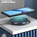 Ares Designed for Samsung Galaxy Note 20 Ultra Case, Dual Layer Rugged Clear Case Without Screen Protector(Black) - Image 7