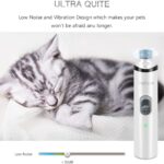 Electric Dog Nail Grinder Rechargeable Low Noise Pet Nail Grinder Tool for Painless Paw Grooming, Trimming, Smoothing for Small Medium Large Dogs Cats Pets - Image 5