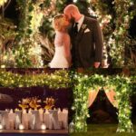 168 Feet 24 Strands Artificial Ivy Leaf Plants Hanging Vine with 100 LED 33 Feet String Lights Perfect for Wedding Party Garden Outdoor Greenery Wall Decoration - Image 6