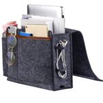 Bedside Caddy, Thick Sofa Storage Organizer, Table Cabinet Hanging Storage Organizer, Holder Bag for Laptop Book Phone Charger Bottle and other, Ideal for Dorm, Bed, Sofa