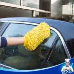 Microfiber Car Wash Mitt, Pack of 2, Blue & Yellow - Image 6