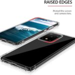 Tough TPU Case Compatible with 2020 Samsung Galaxy S20 Ultra 5G Shock Absorption Rubber Bumper Protective Cover Clear - Image 3