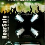 LiveMus!c HearSafe Ear Plugs High Fidelity Earplugs for Musician, Concert, Drummer, Percussion, DJ & Clubbing Reusable, Comfortable & Hypoallergenic Silicone Triple Flange Design Ear Protection from Loud Sounds, Noise Protection, Noise Cancelling Patented Filter, Best Attenuation Lifetime Guarantee(Standard Size) - Image 2