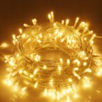 168 Feet 24 Strands Artificial Ivy Leaf Plants Hanging Vine with 100 LED 33 Feet String Lights Perfect for Wedding Party Garden Outdoor Greenery Wall Decoration - Image 5