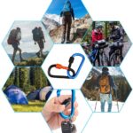 Barwa Nordic Walking Trekking Poles with Quick Lock System, Folding, Collapsible, Ultralight for Hiking, Camping, Mountaining, Walking, Trekking - Image 4
